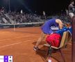 Simona Halep, sperietură în meciul cu Danielle Collins / FOTO: Capturi TV @Digi Sport 2