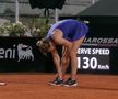 Simona Halep, sperietură în meciul cu Danielle Collins » Căzătura care a amuțit întreaga audiență