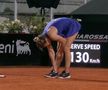 Simona Halep, sperietură în meciul cu Danielle Collins / FOTO: Capturi TV @Digi Sport 2