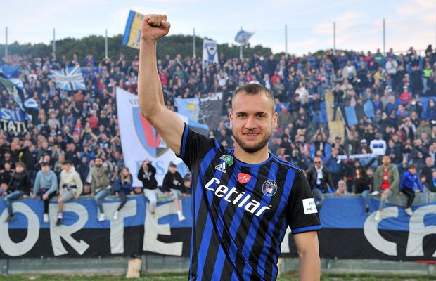 George Pușcaș, ales jucătorul lunii la Pisa » Cifre impresionante pentru atacantul român