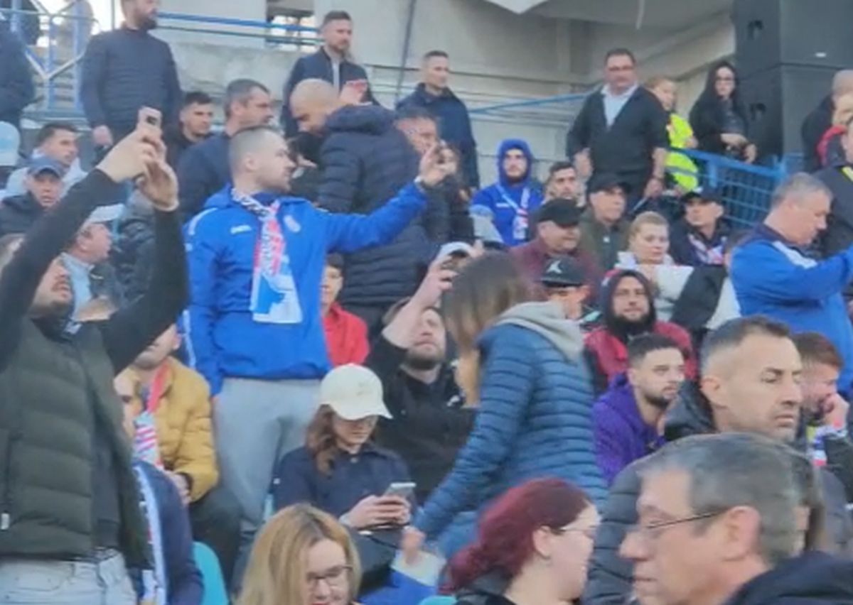 Incidente la Oțelul - Dinamo: ultrași puși la pământ de jandarmi » Imaginile ratate de camerele TV