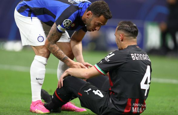 Milan, încă o veste rea! Alt titular „s-a rupt”, trebuie operat și va rata returul semifinalei cu Inter