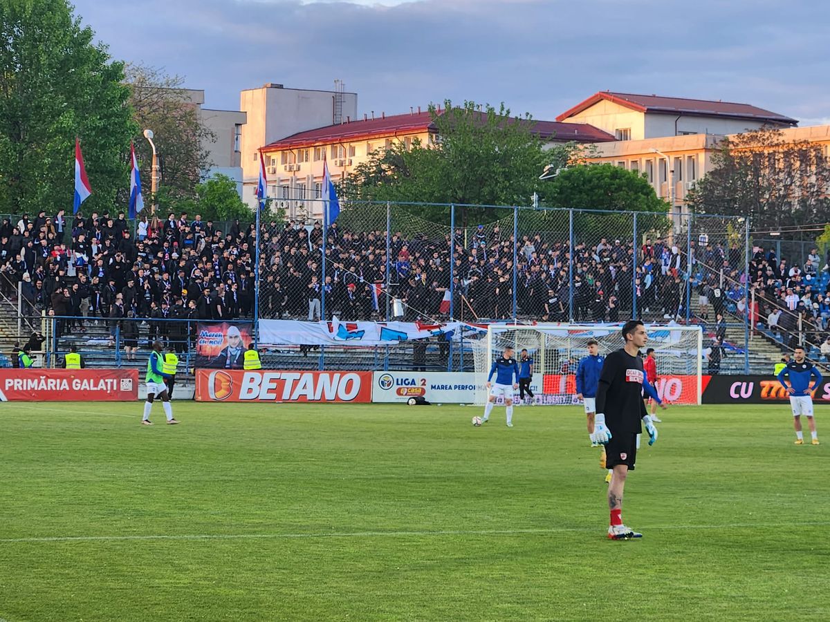 Atmosferă și meci Oțelul Galați - Dinamo