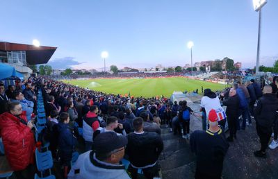 Anunț ireal la stația de amplificare, înainte de Oțelul - Dinamo » De la Chișcani la Real Madrid și City: „Și Dumnezeu ne vrea în Liga 1!”