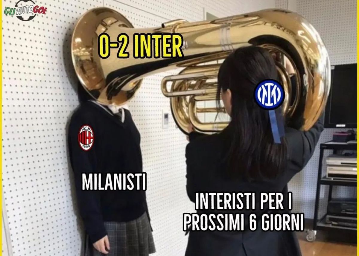 Cele mai tari meme după AC Milan - Inter