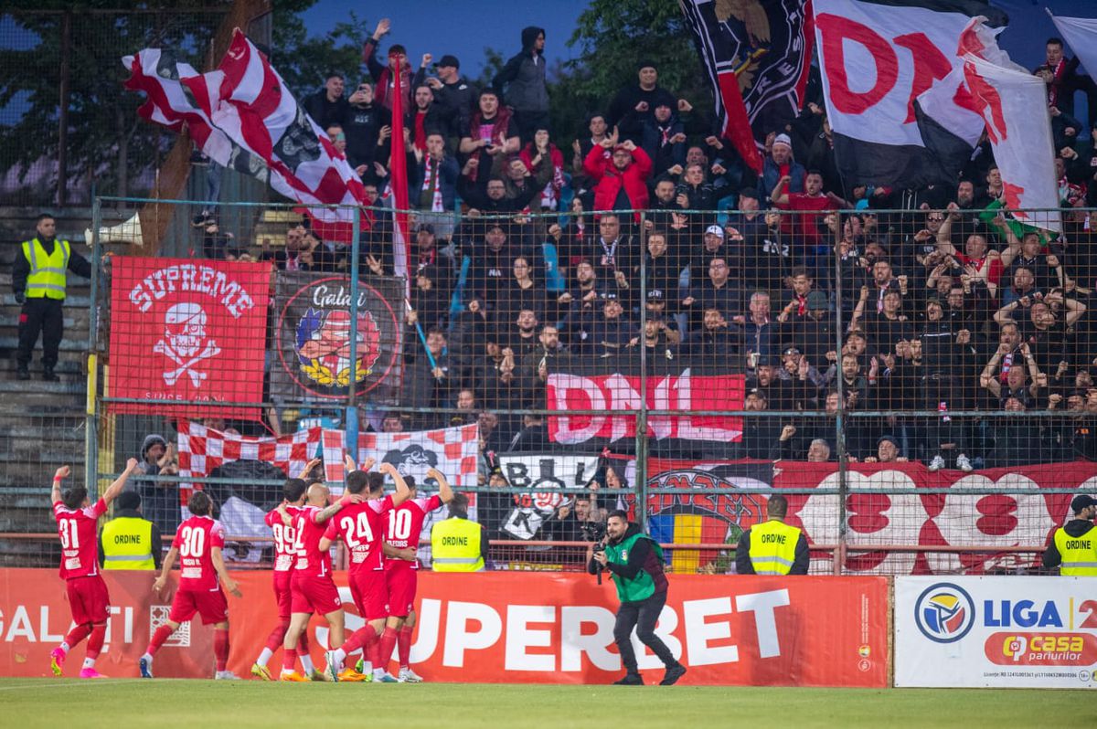 Atmosferă și meci Oțelul Galați - Dinamo