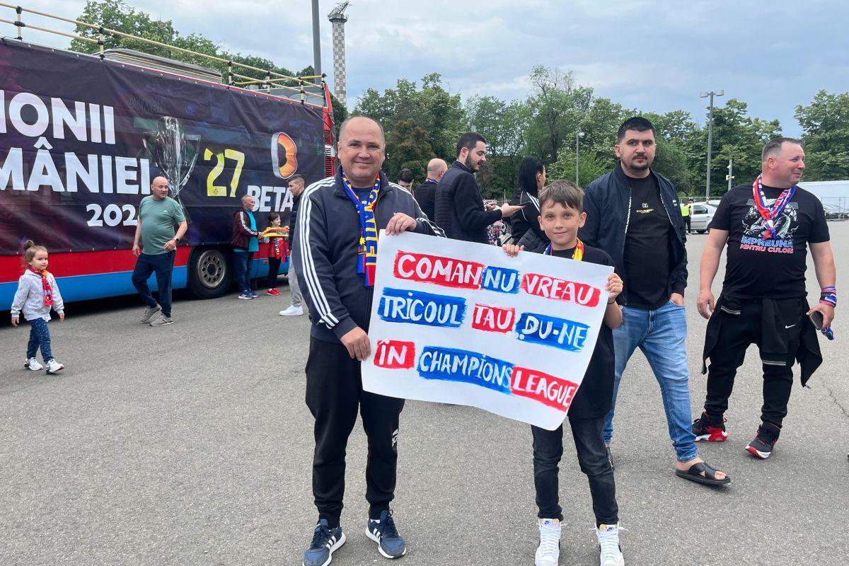 FCSB - CFR Cluj, imagini înaintea meciului