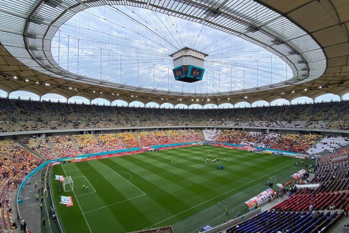 Imagini din stadion înainte de FCSB - CFR Cluj