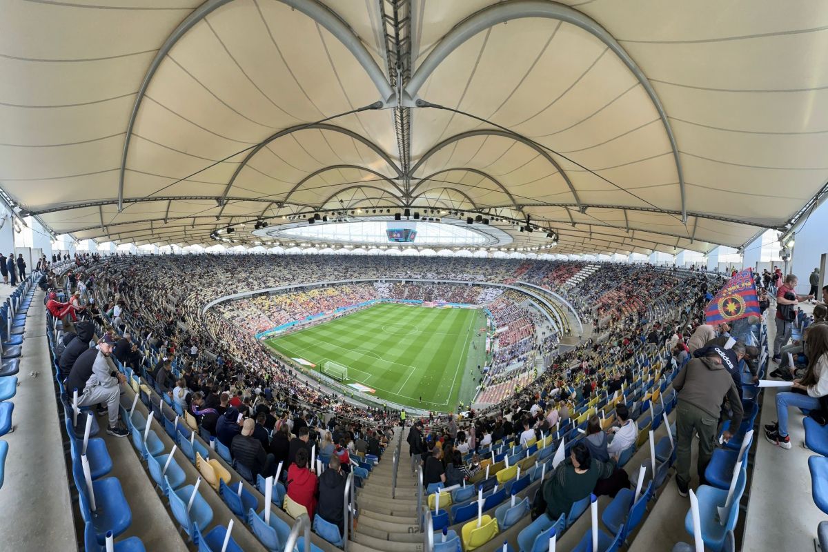 Imagini din stadion înainte de FCSB - CFR Cluj