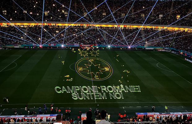 Show total pe Arena Națională! Ce s-a întâmplat la pauza meciului FCSB - CFR Cluj