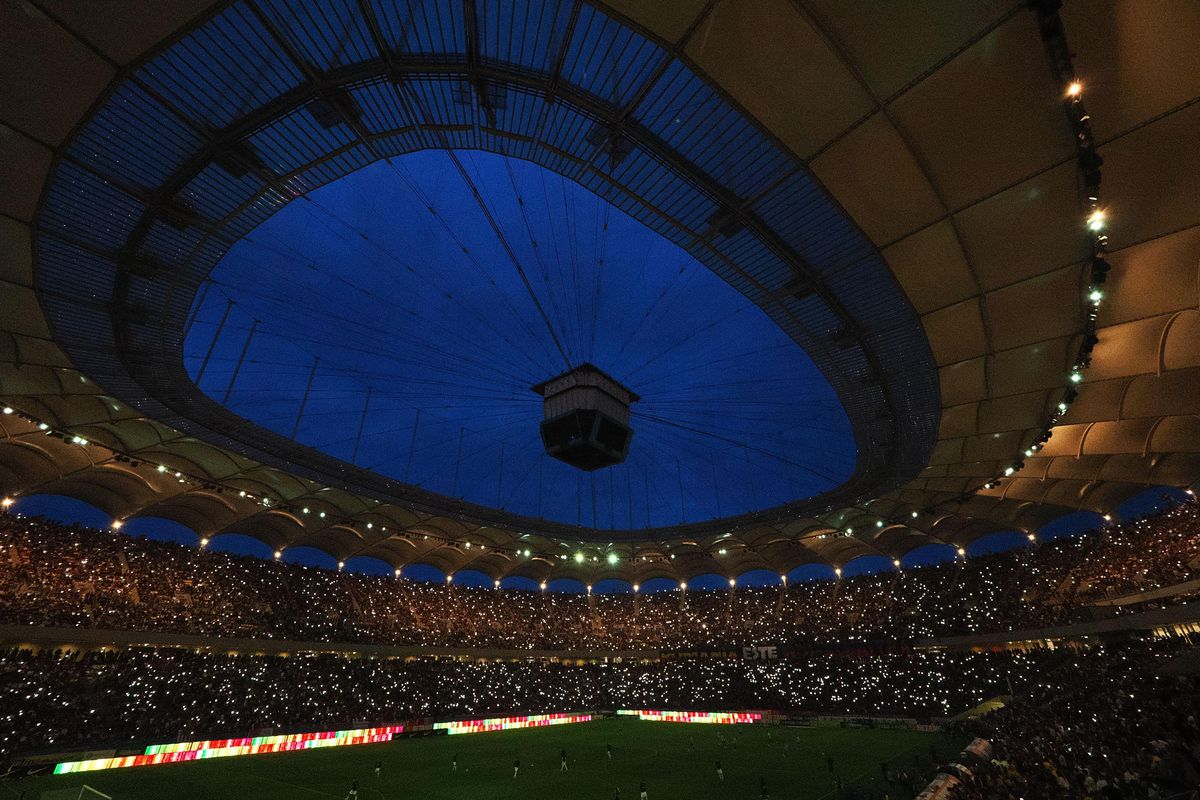 Show total pe Arena Națională! Ce s-a întâmplat la pauza meciului FCSB - CFR Cluj