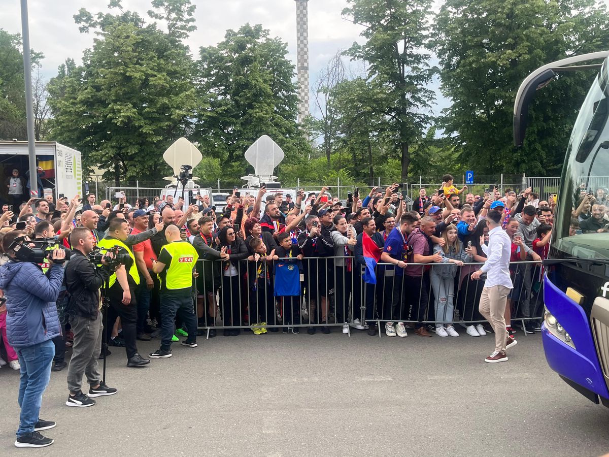 Jucătorii de la FCSB au sosit la Arena Națională
