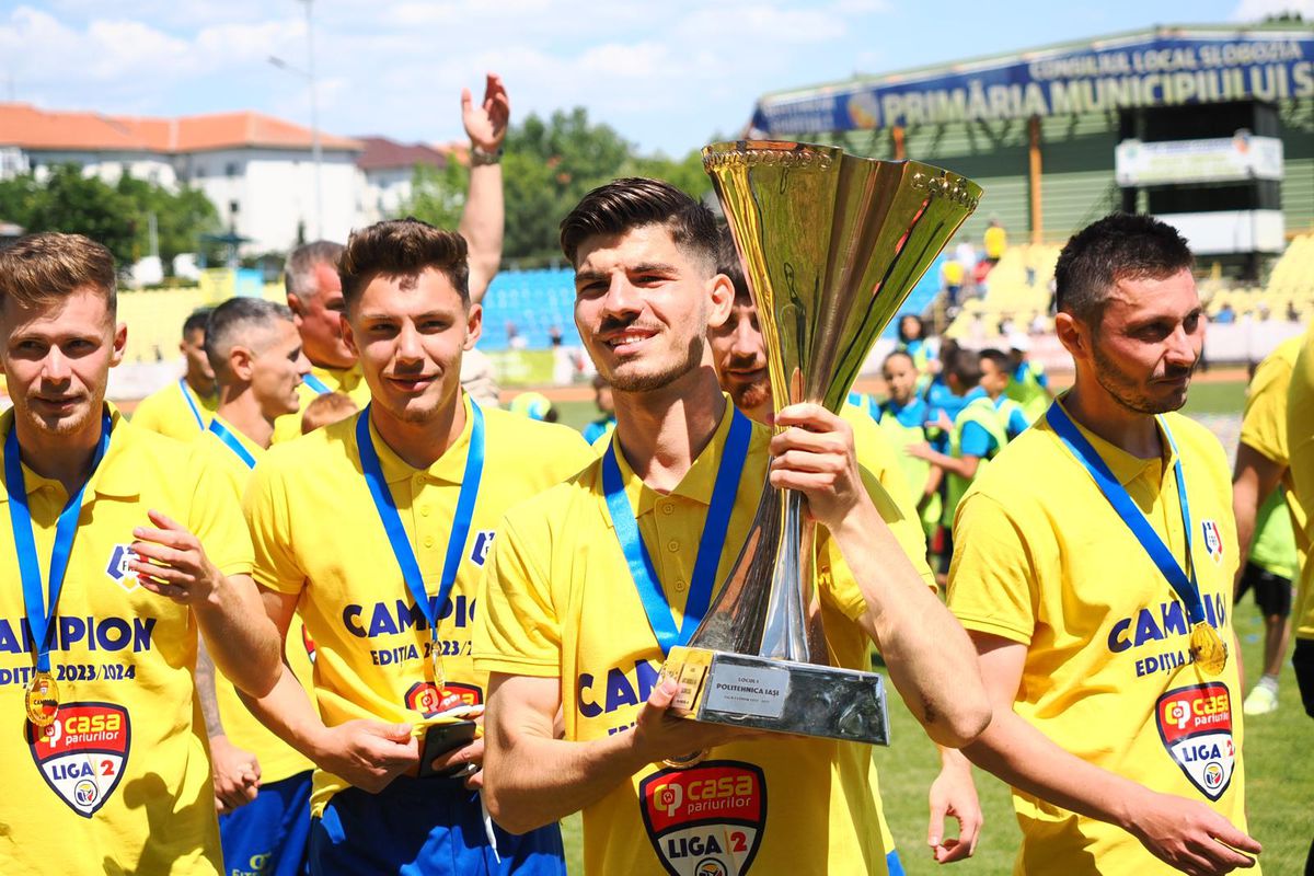 Unirea Slobozia a câștigat Liga 2. Imagini de la festivitatea de premiere