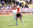 Unirea Slobozia - Șelimbăr. Majoretele au făcut spectacol la pauză
