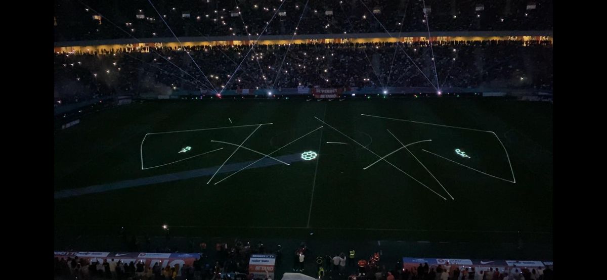 Show total pe Arena Națională! Ce s-a întâmplat la pauza meciului FCSB - CFR Cluj