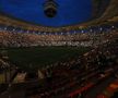 Joc spectaculos de lumini la pauza FCSB - CFR Cluj