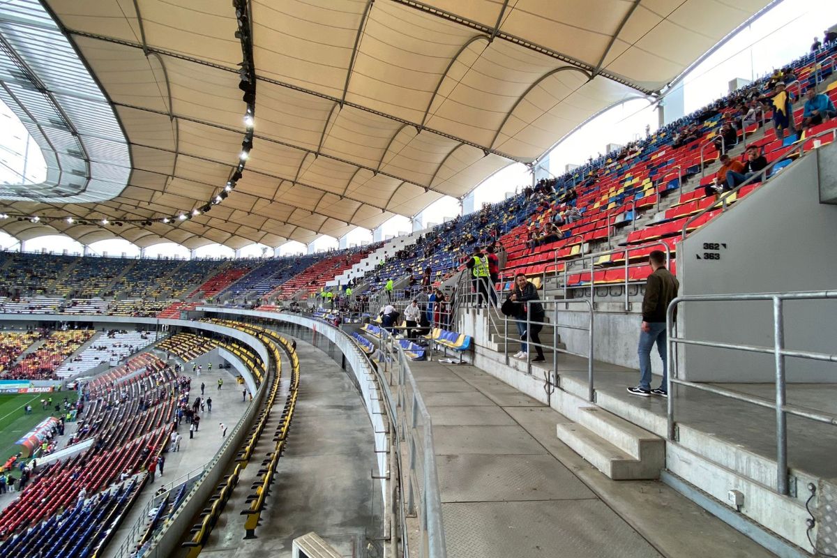 Imagini din stadion înainte de FCSB - CFR Cluj