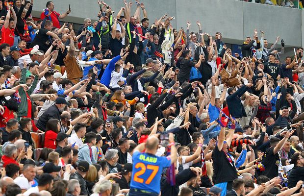 RECORD de asistență pe Arena Națională la FCSB - CFR Cluj!