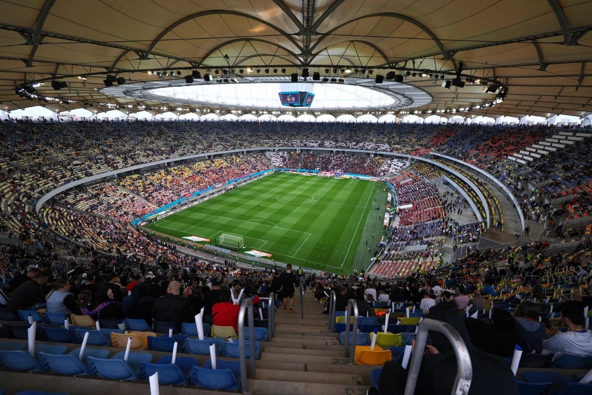 Imagini din stadion înainte de FCSB - CFR Cluj