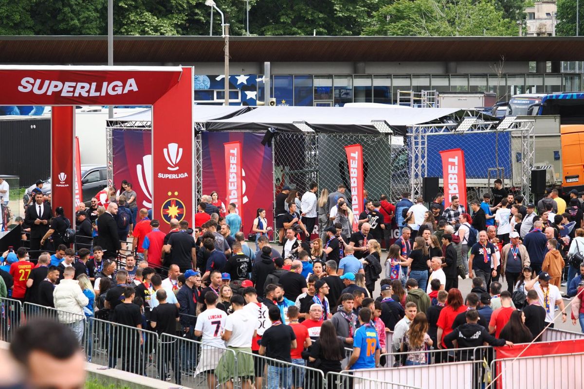 FCSB - CFR Cluj, imagini înaintea meciului