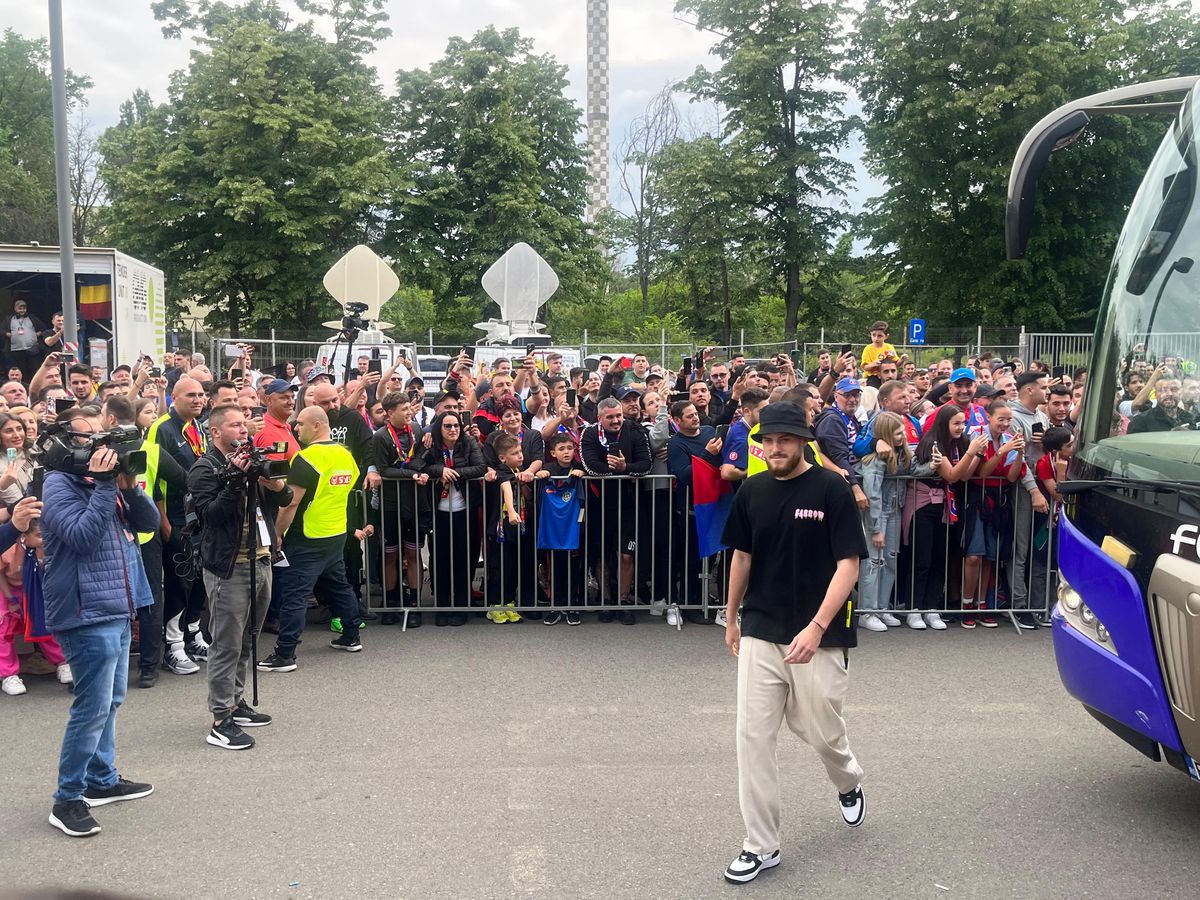Jucătorii de la FCSB au sosit la Arena Națională