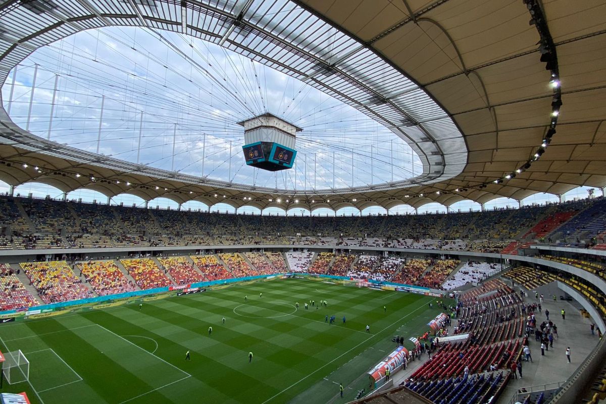 Imagini din stadion înainte de FCSB - CFR Cluj