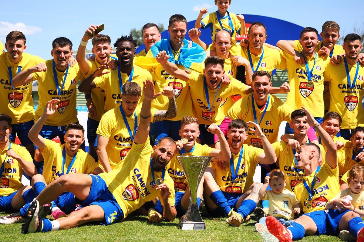 Unirea Slobozia a câștigat Liga 2. Imagini de la festivitatea de premiere
