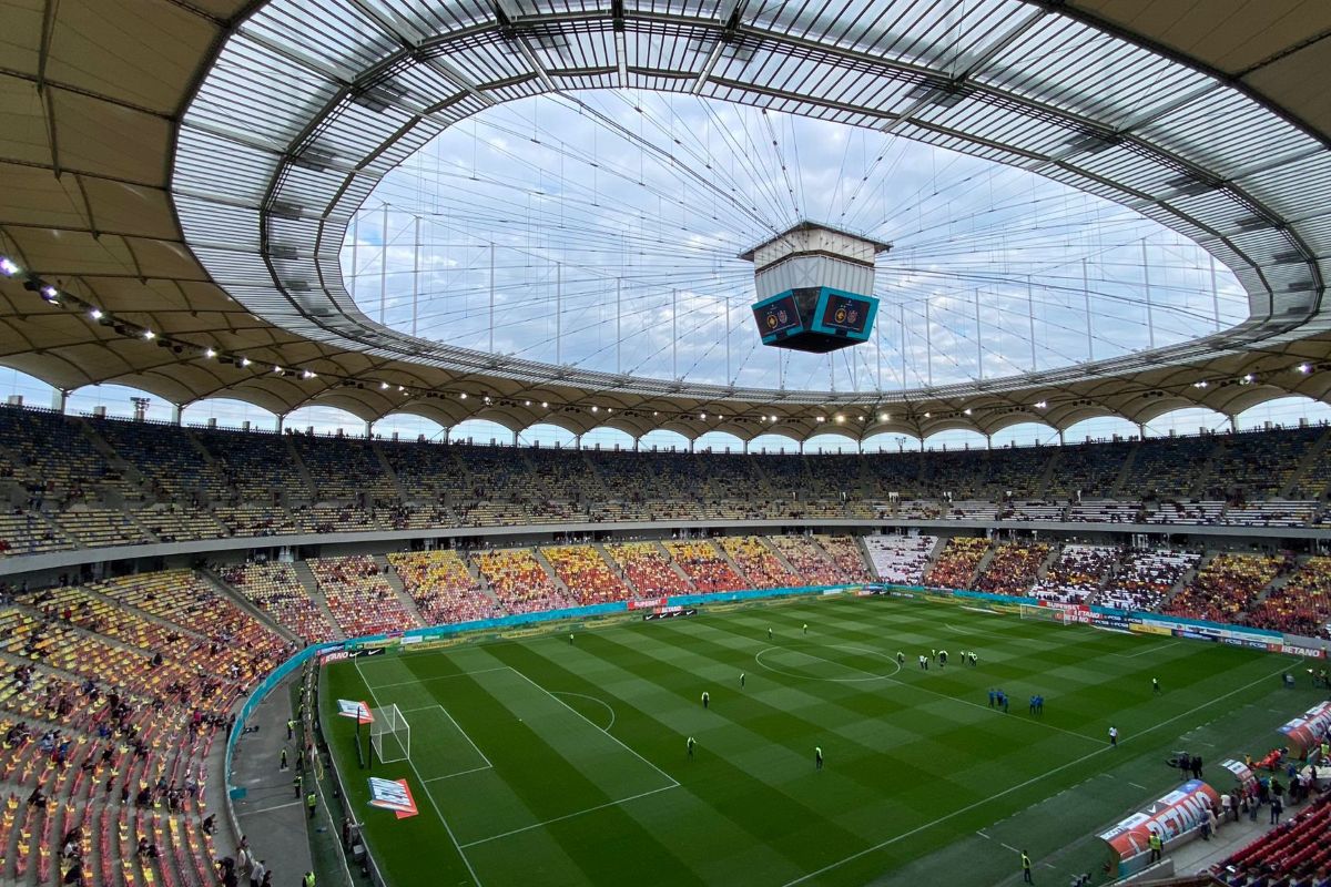 Imagini din stadion înainte de FCSB - CFR Cluj