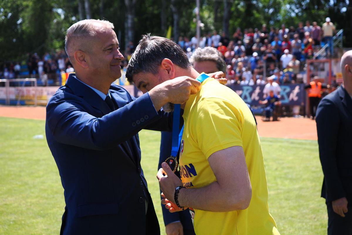 Unirea Slobozia a câștigat Liga 2. Imagini de la festivitatea de premiere