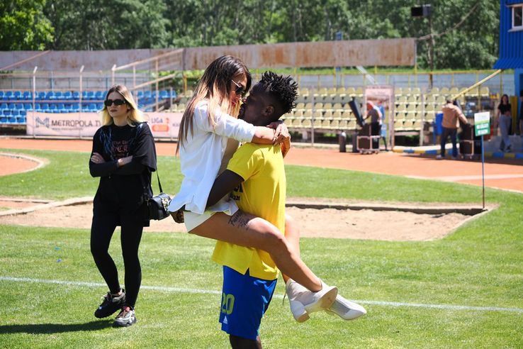 Ekollo și iubita lui/ foto: Ionuț Iordache (GSP)