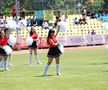 Unirea Slobozia - Șelimbăr. Majoretele au făcut spectacol la pauză