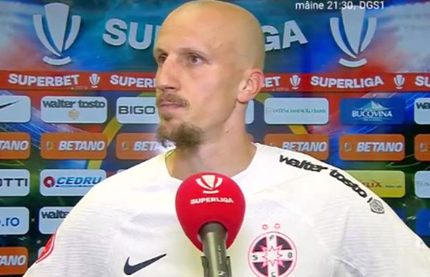 Vlad Chiricheș a aflat la flash-interviu că Gigi Becali îl critica dur la televizor: „Crede că joc la mișto!”