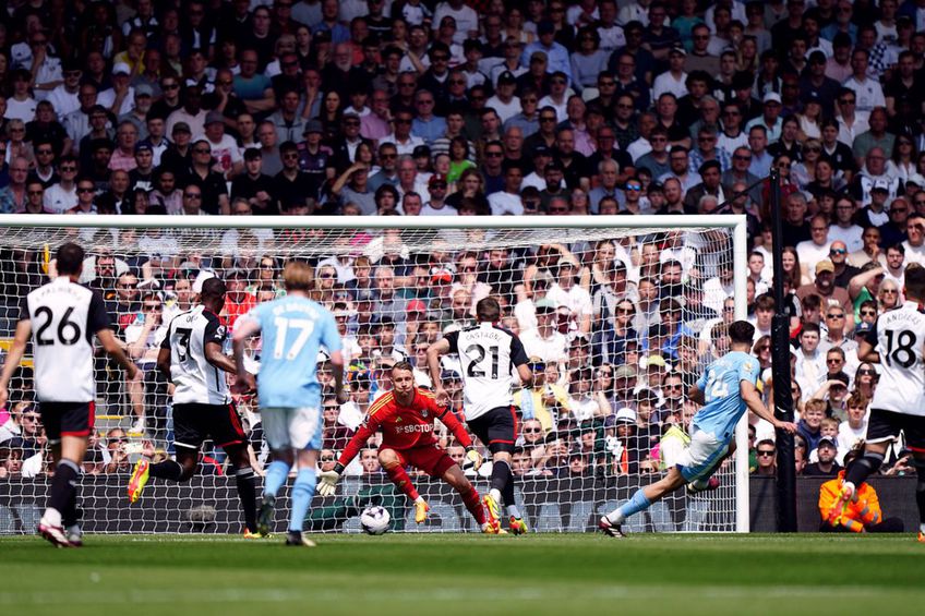 Manchester City a câștigat pe terenul celor de la Fulham, scor 4-0, în runda cu numărul #37 din Premier League.