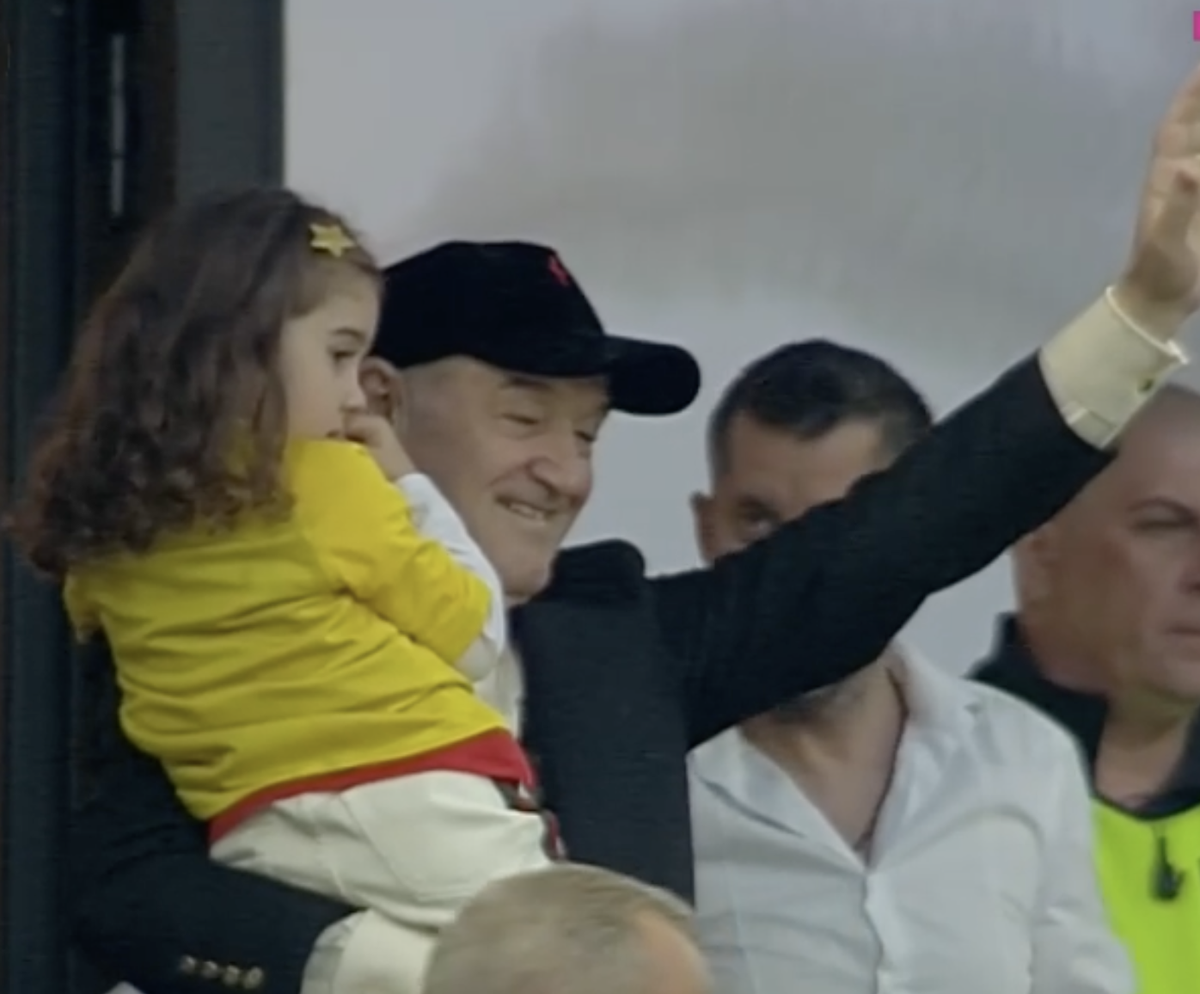 Gigi Becali a venit la FCSB - CFR Cluj