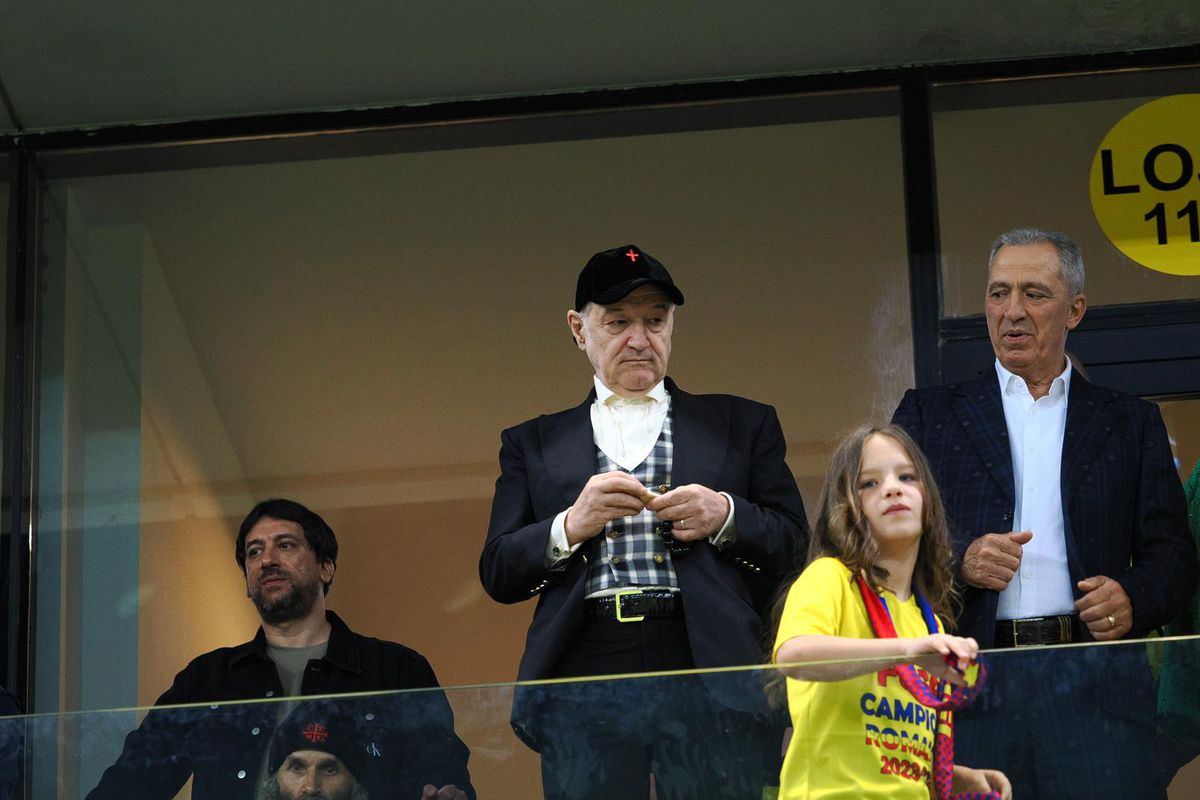 Gestul lui Gigi Becali, imediat după FCSB - CFR Cluj » Ce a făcut la tribuna oficială