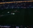 Joc spectaculos de lumini la pauza FCSB - CFR Cluj