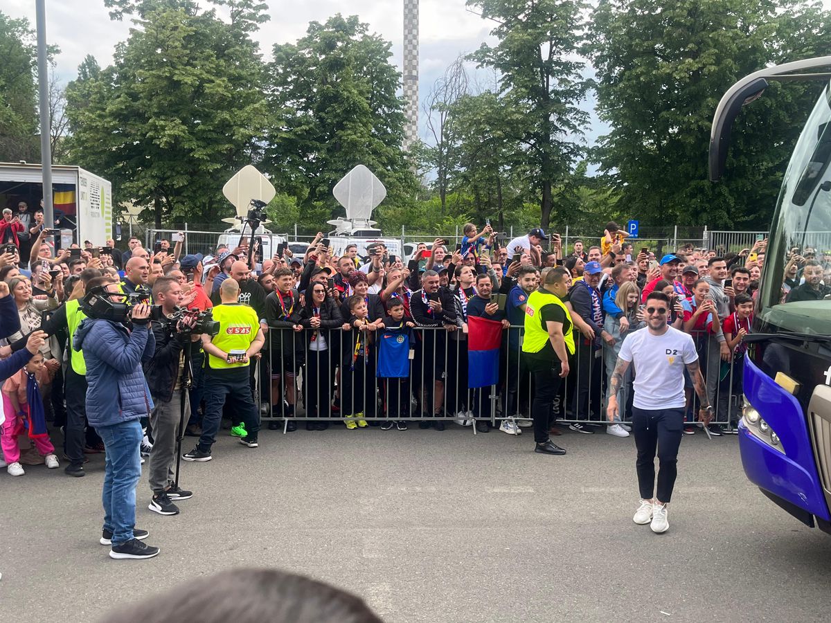 Jucătorii de la FCSB au sosit la Arena Națională