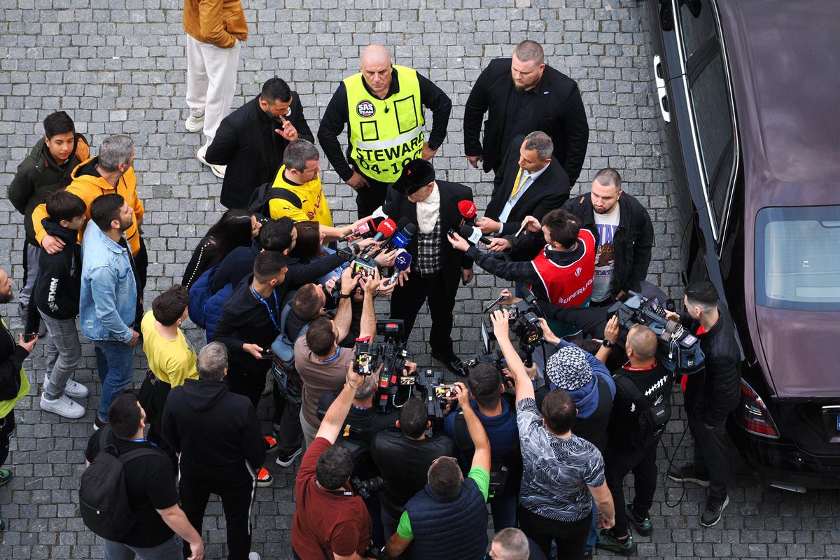 Gigi Becali a venit la FCSB - CFR Cluj