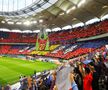 Scenografie pe întreg stadionul la FCSB - CFR Cluj! Imagini spectaculoase pe Arena Națională