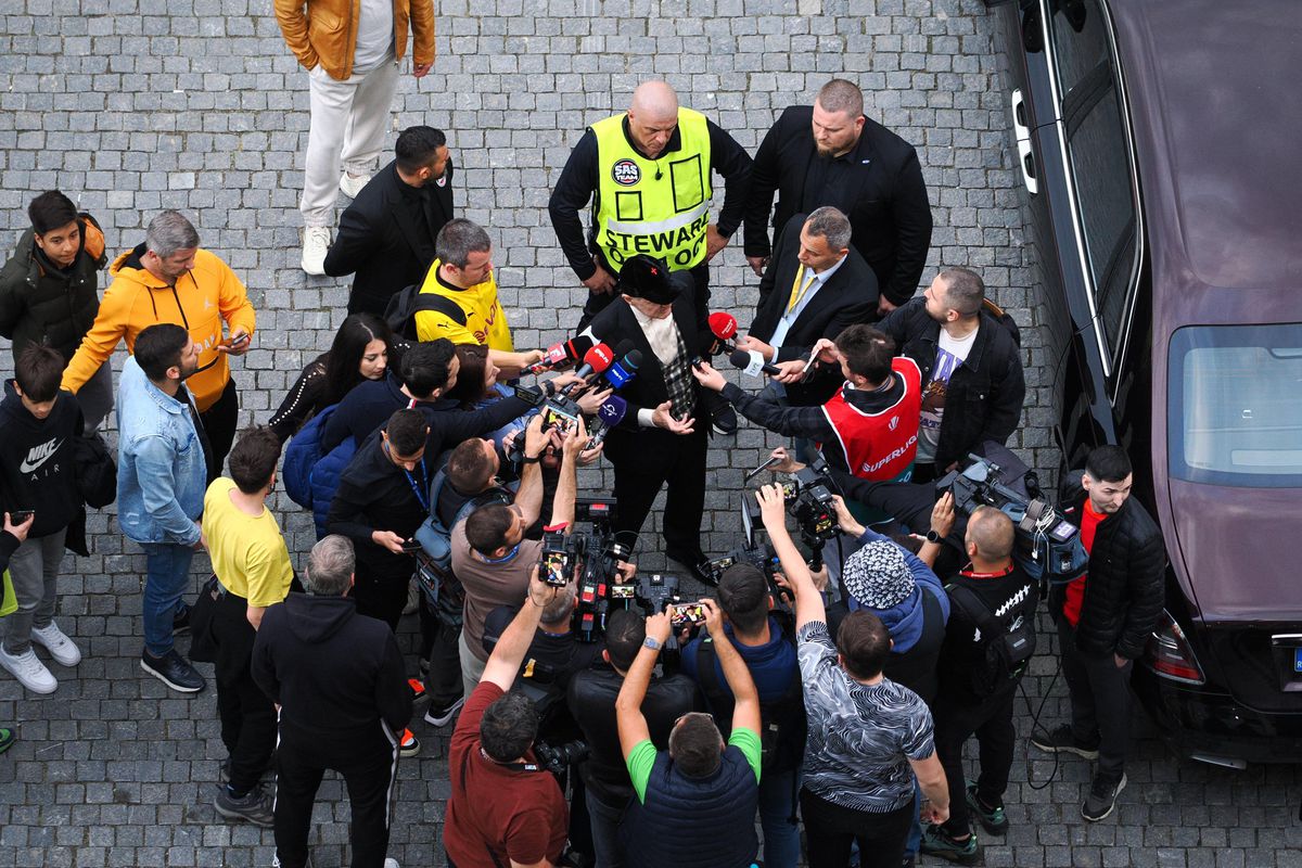 Gigi Becali a venit la FCSB - CFR Cluj