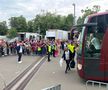Sosire autocare înainte de FCSB - CFR Cluj
