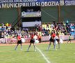 Unirea Slobozia - Șelimbăr. Majoretele au făcut spectacol la pauză