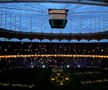 Joc spectaculos de lumini la pauza FCSB - CFR Cluj