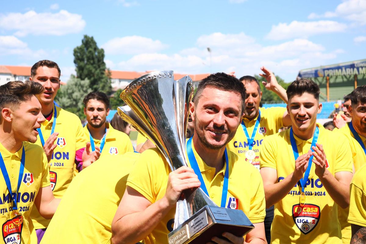 Unirea Slobozia a câștigat Liga 2. Imagini de la festivitatea de premiere
