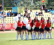Unirea Slobozia - Șelimbăr. Majoretele au făcut spectacol la pauză