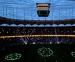 Joc spectaculos de lumini la pauza FCSB - CFR Cluj