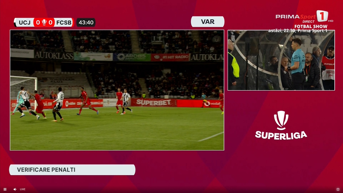 Duelul dintre Valentin Crețu și Blănuță, în U Cluj - FCSB