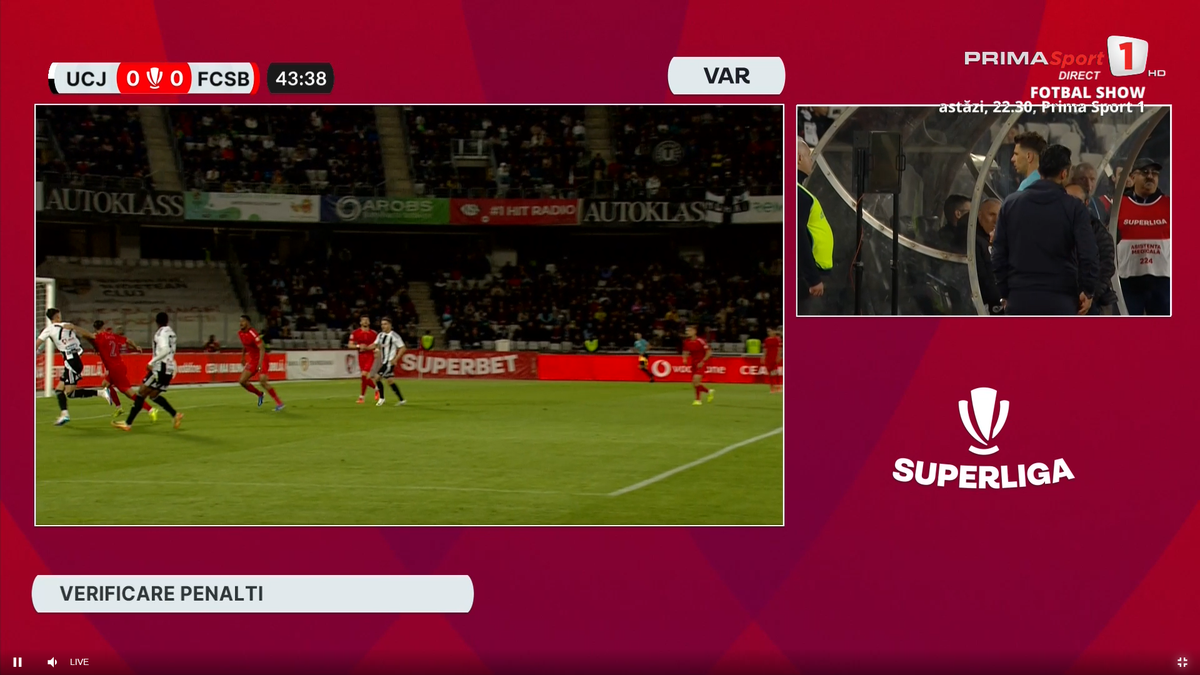 Duelul dintre Valentin Crețu și Blănuță, în U Cluj - FCSB