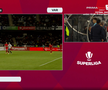 Penalty anulat în U Cluj - FCSB, după sesizarea lui Colțescu de la VAR » Gigi Becali a intervenit imediat la pauză