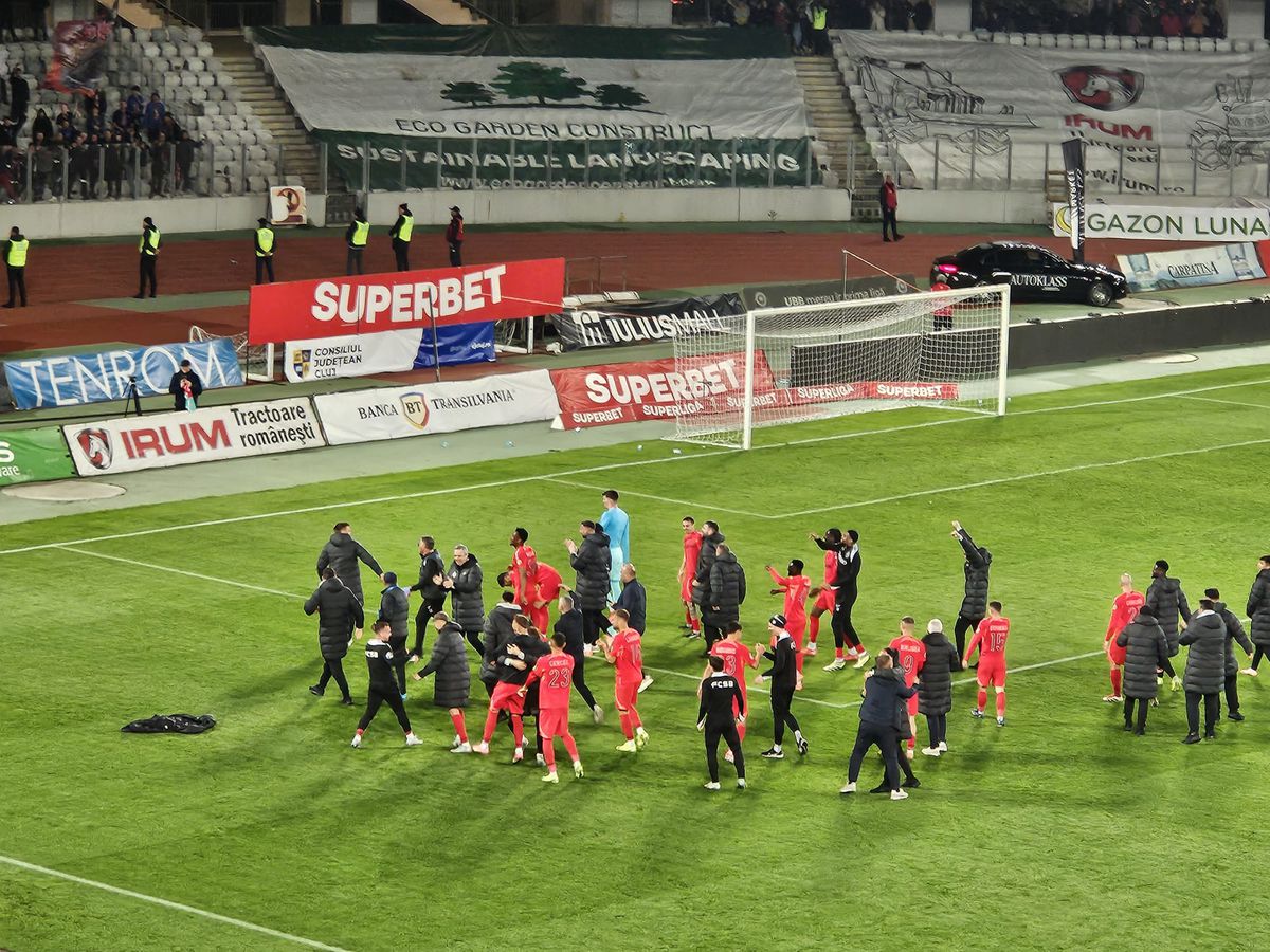 U Cluj - FCSB 0-2, ce s-a întâmplat la finalul partidei // 11.05.2025